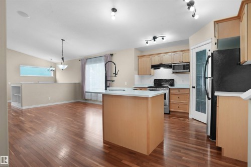 3812 163 Avenue, Edmonton, AB - Indoor Photo Showing Kitchen