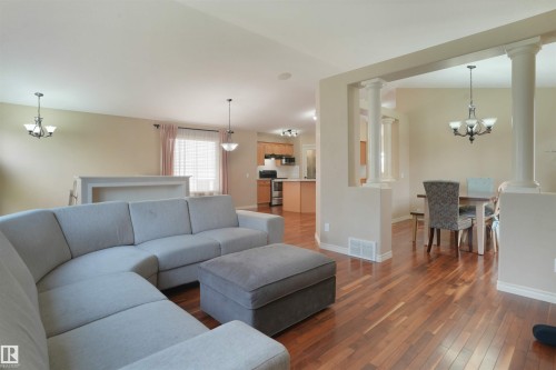 3812 163 Avenue, Edmonton, AB - Indoor Photo Showing Living Room
