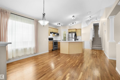 3812 163 Avenue, Edmonton, AB - Indoor Photo Showing Kitchen With Upgraded Kitchen