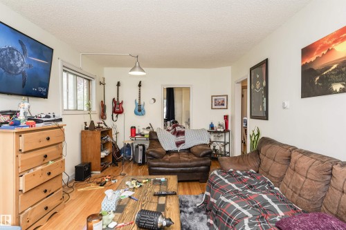 10922 84 Avenue, Edmonton, AB - Indoor Photo Showing Living Room