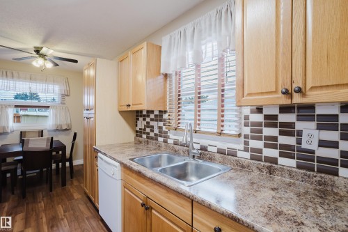 13037 127 Street, Edmonton, AB - Indoor Photo Showing Kitchen With Double Sink