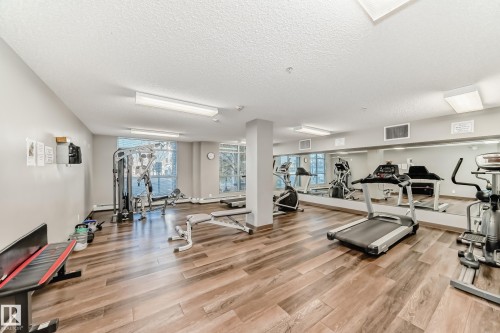 303 4008 Savaryn Drive, Edmonton, AB - Indoor Photo Showing Gym Room