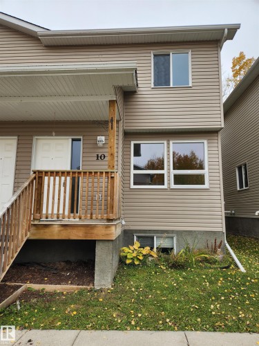 10, 624 41 Street, Edson, AB - Outdoor With Deck Patio Veranda