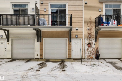 87 600 Bellerose Drive, St. Albert, AB - Outdoor With Balcony With Facade