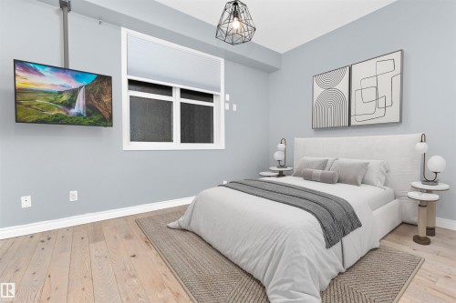 104 9804 101 Street, Edmonton, AB - Indoor Photo Showing Bedroom