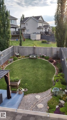 4908 213 Street Nw, Edmonton, AB - Outdoor With Deck Patio Veranda With Backyard