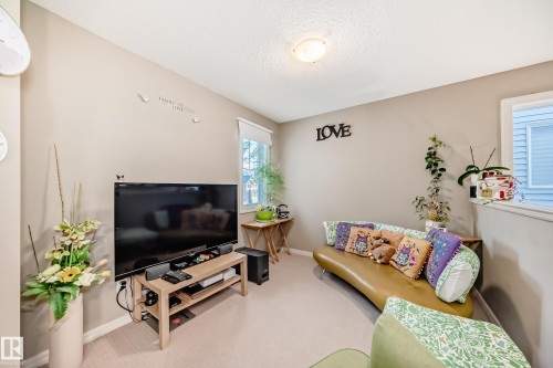 4908 213 Street Nw, Edmonton, AB - Indoor Photo Showing Living Room