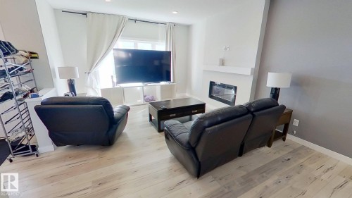 9876 206 Street, Edmonton, AB - Indoor With Fireplace