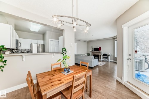 203 8108 109 Street, Edmonton, AB - Indoor Photo Showing Dining Room