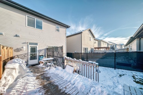 671 Lewis Green Drive, Edmonton, AB - Outdoor With Deck Patio Veranda With Exterior
