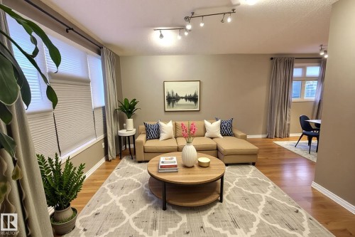 14608 29A Street, Edmonton, AB - Indoor Photo Showing Living Room