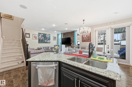 12410 171A Avenue, Edmonton, AB - Indoor Photo Showing Kitchen With Double Sink