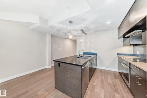 205 11710 87 Avenue, Edmonton, AB - Indoor Photo Showing Kitchen