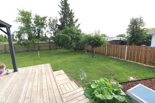 5331 37A Avenue, Wetaskiwin, AB - Outdoor With Deck Patio Veranda With Backyard