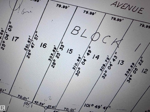 Lot number 15. Measurements are done in meters and hectares - 131 Sandy Beach Avenue, Rural Two Hills County, AB 