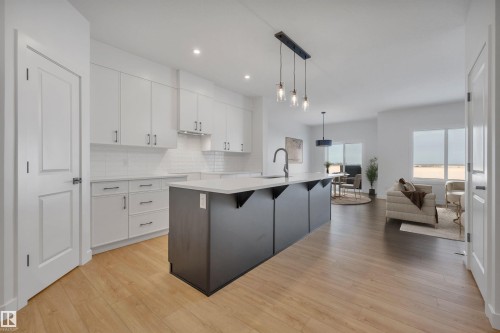 282 Lodge Pole Place, Leduc, AB - Indoor Photo Showing Kitchen With Upgraded Kitchen