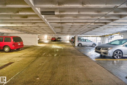 703 9730 106 Street, Edmonton, AB - Indoor Photo Showing Garage