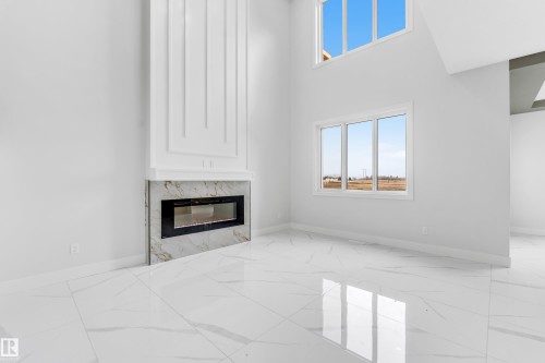 4306 36 Street, Beaumont, AB - Indoor With Fireplace
