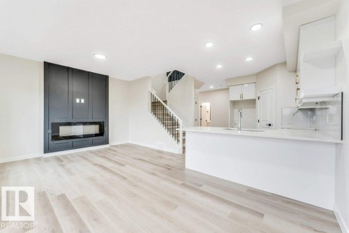 143 Pierwyck Loop, Spruce Grove, AB - Indoor With Fireplace