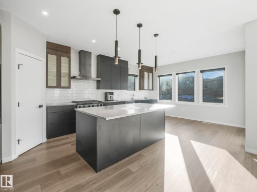 1212 25 Street, Edmonton, AB - Indoor Photo Showing Kitchen With Upgraded Kitchen