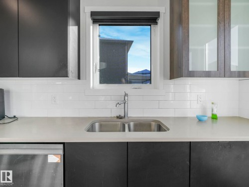 1212 25 Street, Edmonton, AB - Indoor Photo Showing Kitchen With Double Sink