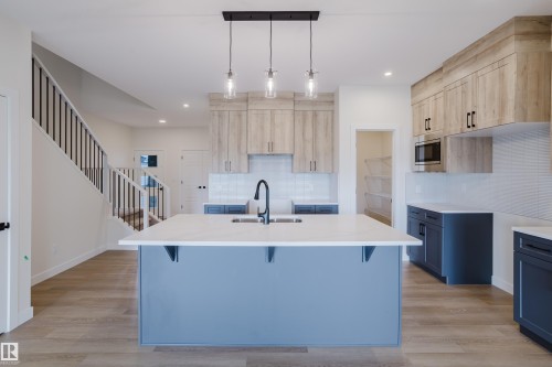 143 Catria Point(E), Sherwood Park, AB - Indoor Photo Showing Kitchen With Double Sink