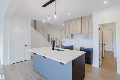 143 Catria Point(E), Sherwood Park, AB - Indoor Photo Showing Kitchen With Double Sink