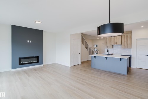 143 Catria Point(E), Sherwood Park, AB - Indoor With Fireplace