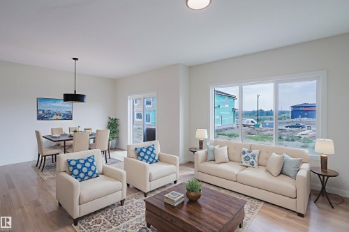 143 Catria Point(E), Sherwood Park, AB - Indoor Photo Showing Living Room
