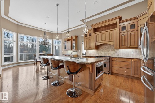 25 53522 Rge Road 274, Rural Parkland County, AB - Indoor Photo Showing Kitchen With Upgraded Kitchen