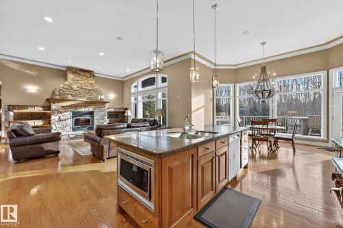 25 53522 Rge Road 274, Rural Parkland County, AB - Indoor With Fireplace