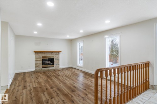 9822 175 Avenue, Edmonton, AB - Indoor Photo Showing Other Room With Fireplace