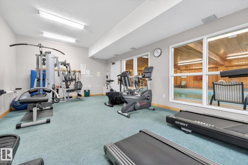 418 200 Bethel Drive, Sherwood Park, AB - Indoor Photo Showing Gym Room