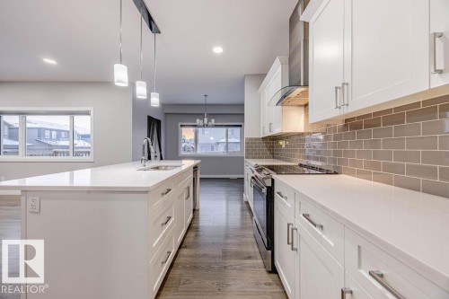 704 Conroy Crest, Edmonton, AB - Indoor Photo Showing Kitchen With Upgraded Kitchen
