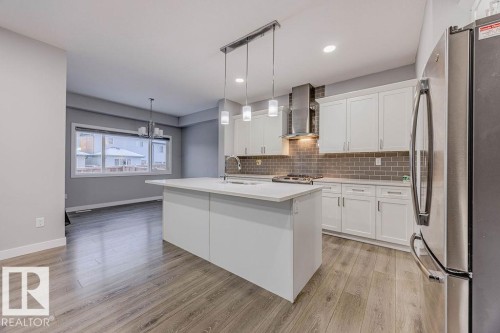 704 Conroy Crest, Edmonton, AB - Indoor Photo Showing Kitchen With Upgraded Kitchen