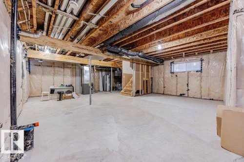 704 Conroy Crest, Edmonton, AB - Indoor Photo Showing Basement