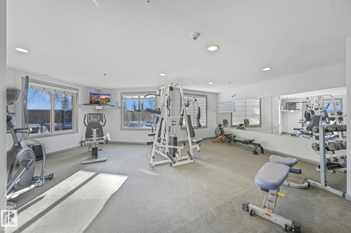 402 530 Hooke Road, Edmonton, AB - Indoor Photo Showing Gym Room
