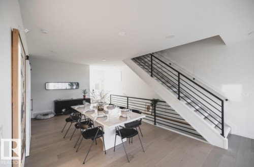 7111 50A Avenue, Beaumont, AB - Indoor Photo Showing Dining Room