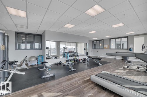 212 5151 Windermere Boulevard, Edmonton, AB - Indoor Photo Showing Gym Room