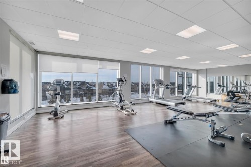 212 5151 Windermere Boulevard, Edmonton, AB - Indoor Photo Showing Gym Room