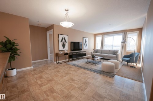 116 300 Palisades Way, Sherwood Park, AB - Indoor Photo Showing Kitchen With Double Sink