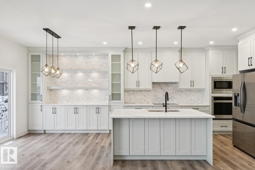 6275 19 Street, Rural Leduc County, AB - Indoor Photo Showing Kitchen With Stainless Steel Kitchen With Upgraded Kitchen