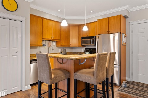 202 10116 80 Avenue, Edmonton, AB - Indoor Photo Showing Kitchen