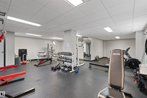 202 10116 80 Avenue, Edmonton, AB - Indoor Photo Showing Gym Room