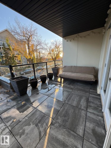 202 10116 80 Avenue, Edmonton, AB - Outdoor With Deck Patio Veranda With Exterior