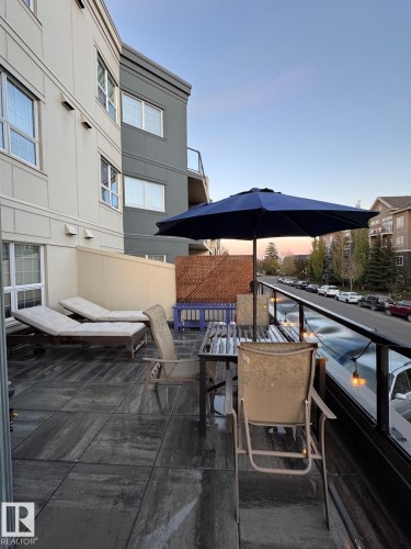 202 10116 80 Avenue, Edmonton, AB - Outdoor With Deck Patio Veranda With Exterior