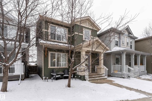 8533 Ellis Link, Edmonton, AB - Outdoor With Deck Patio Veranda With Facade