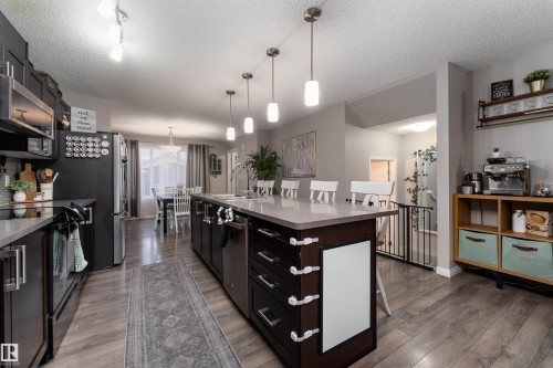 8533 Ellis Link, Edmonton, AB - Indoor Photo Showing Kitchen With Upgraded Kitchen