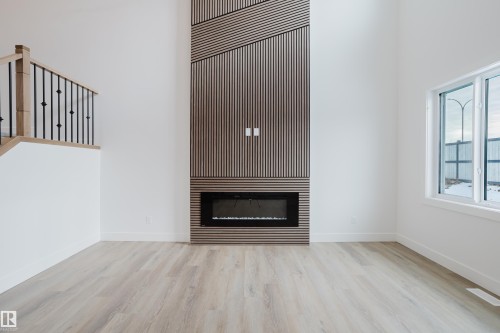 286 Munn Way, Leduc, AB - Indoor With Fireplace
