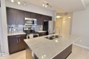 804 10226 104 Street, Edmonton, AB  - Indoor Photo Showing Kitchen With Double Sink With Upgraded Kitchen 
